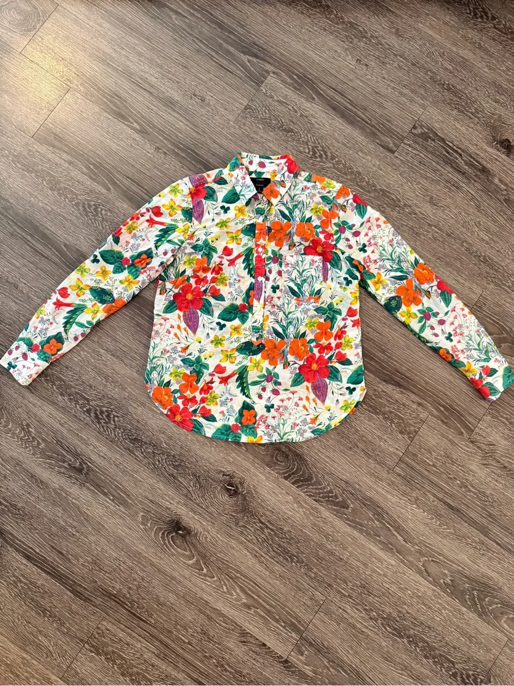 J. Crew Classic Floral Top